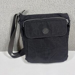 Kipling Machida Crossbody Bag Multi Pocket Messenger Travel Shoulder Black